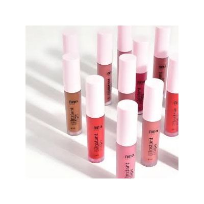 Batom Liquido Instant Lips - Nina Makeup 