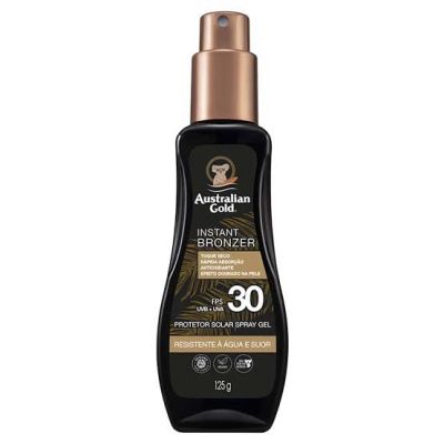 Protetor Solar Corporal FPS 8 Australian Gold - Instant Bronzer Spray Gel