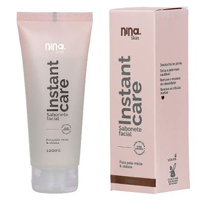 Sabonete Facial Instant Care - Nina Makeup