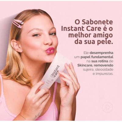 Sabonete Facial Instant Care - Nina Makeup