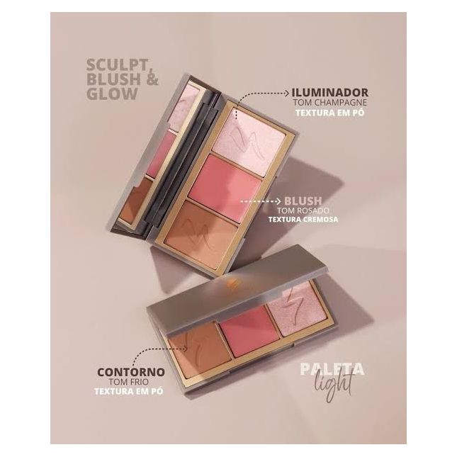 Paleta Sculpt, Blush & Glow - LP Beauty