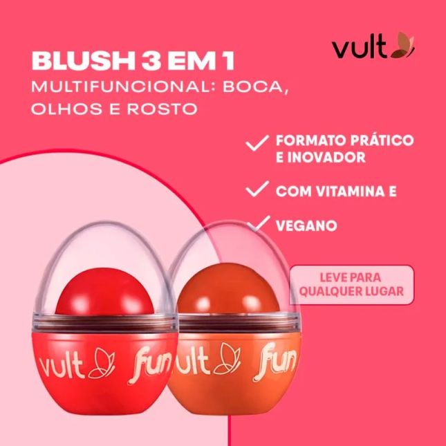 Blush 3 em 1 Fun Vult