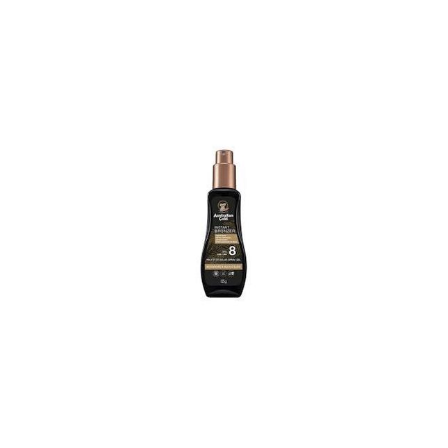 Protetor Solar Corporal FPS 8 Australian Gold - Instant Bronzer Spray Gel