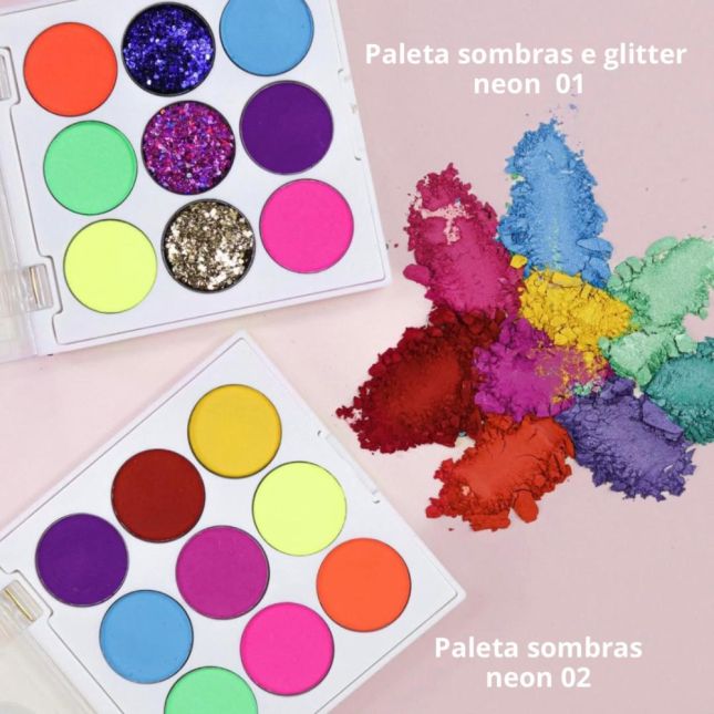 Paleta de Sombras  Vibe Neon - Zanphy