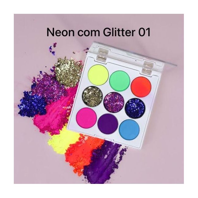 Paleta de Sombras  Vibe Neon - Zanphy