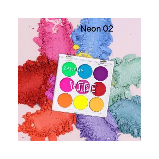 Paleta de Sombras  Vibe Neon - Zanphy